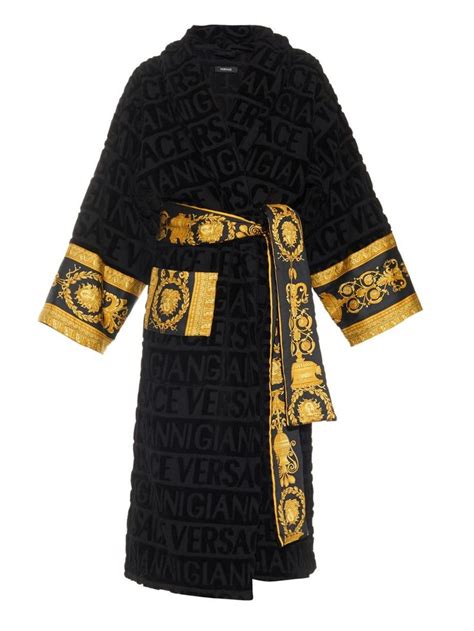 versace dressing robe|versace housecoat.